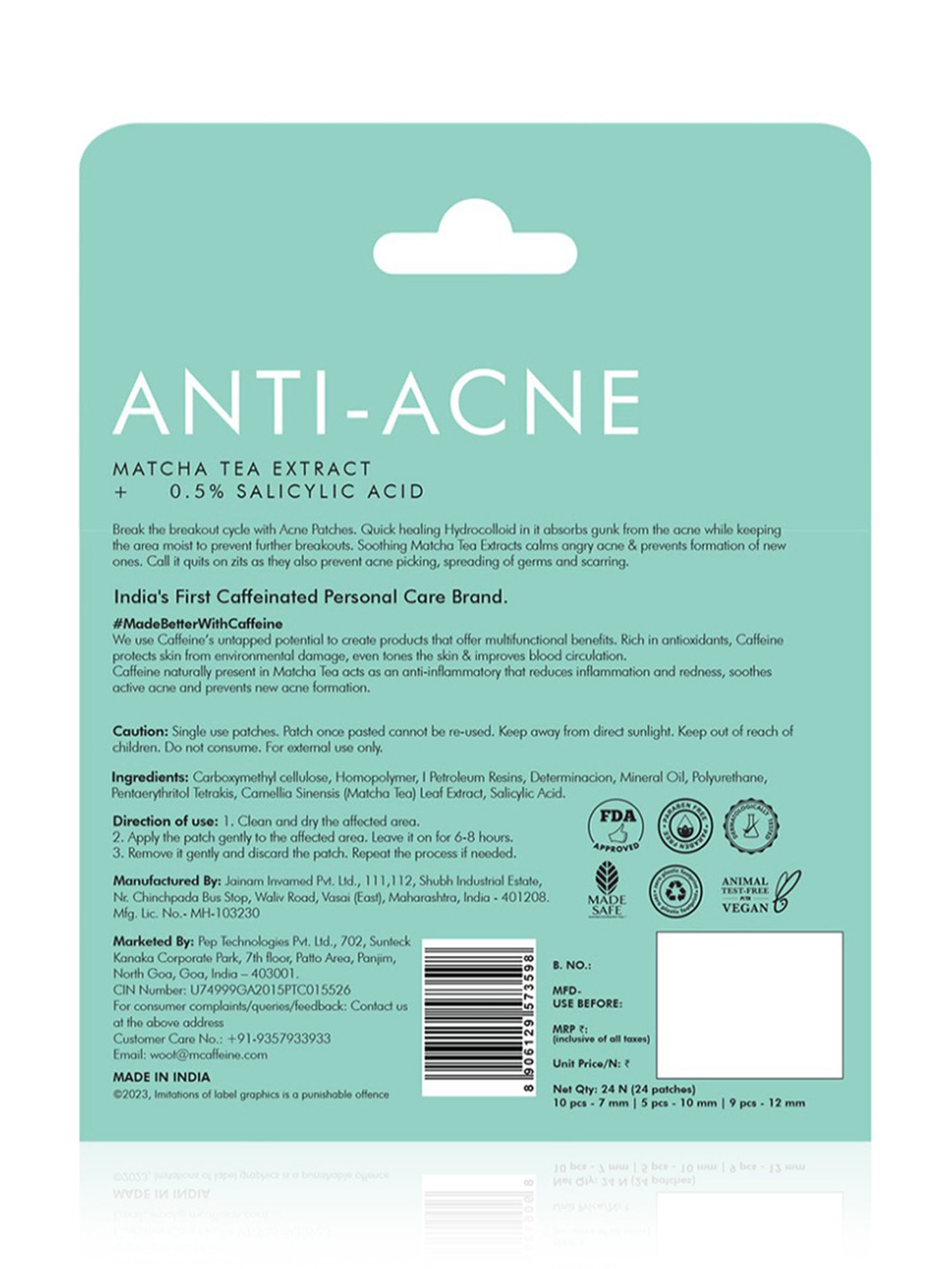 Gush Dart It Hydrocolloid Pimple Patches Combo - Mega Pack of 6