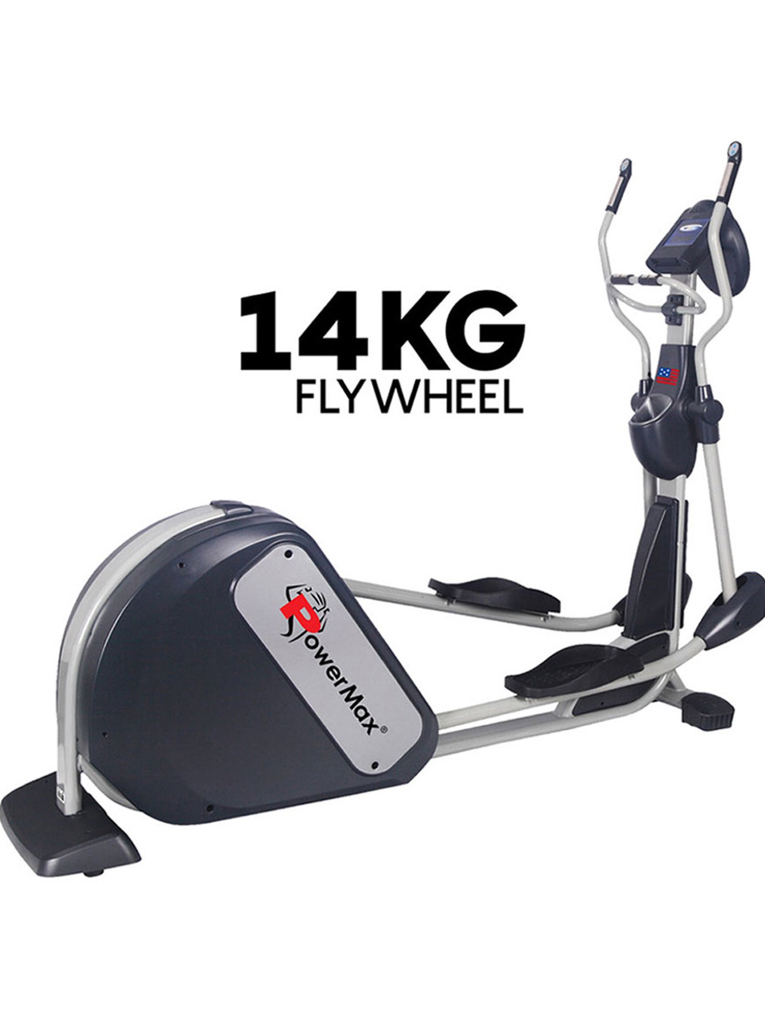 PowerMax Fitness EC-2000 Elliptical Trainer (Black)