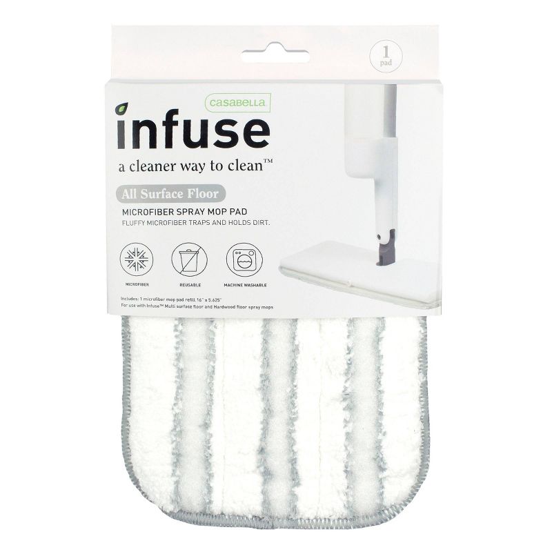 Casabella Infuse Microfiber Mop Pad - Refill