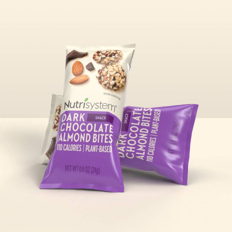 Nutrisystem Body Select Fuel Me Up Snacks Dark Chocolate Almond Bites - 6ct