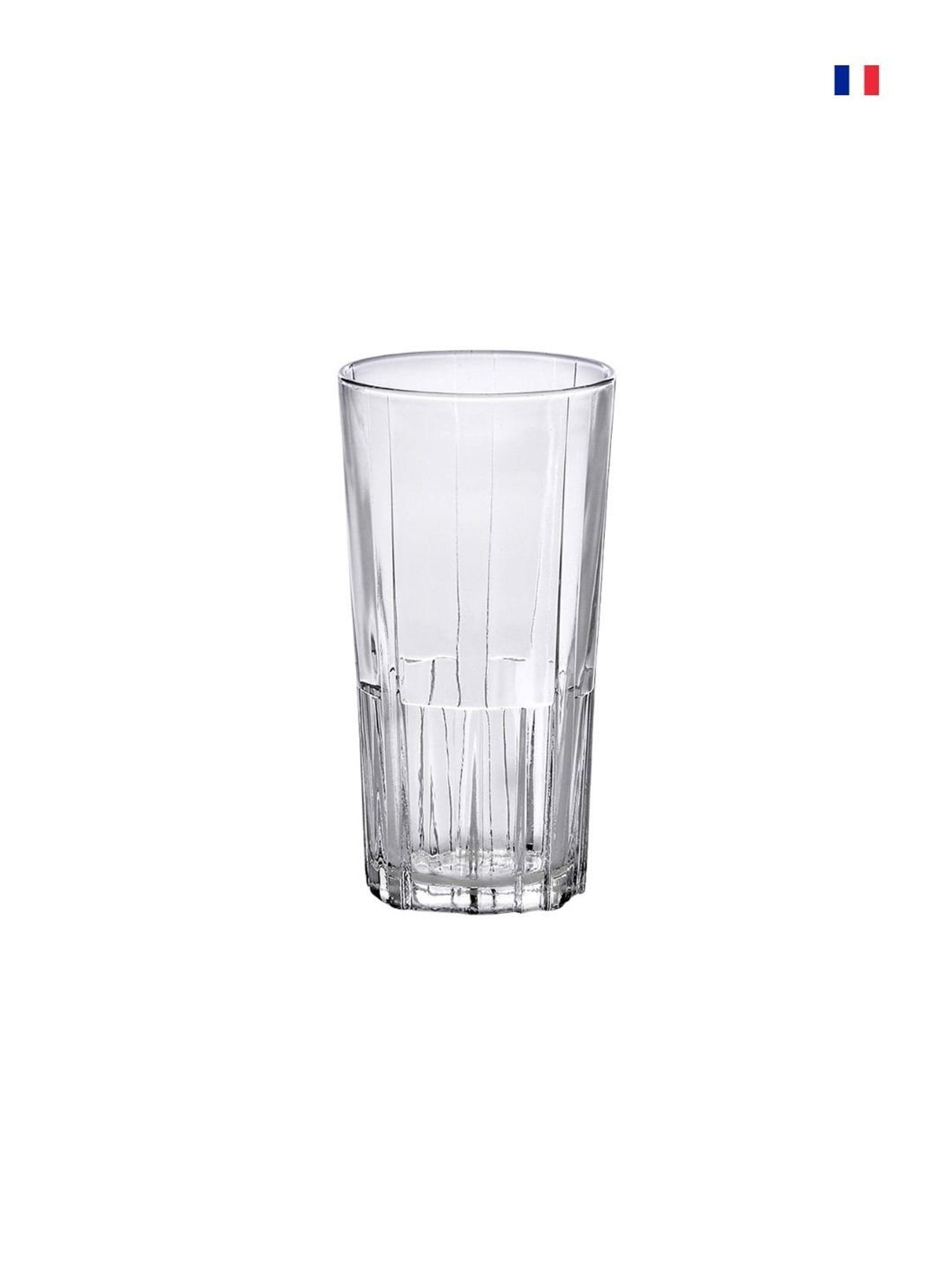 Duralex Jazz Transparent Toughened Glass Highball Tumbler (0.3 L) - Set of 6