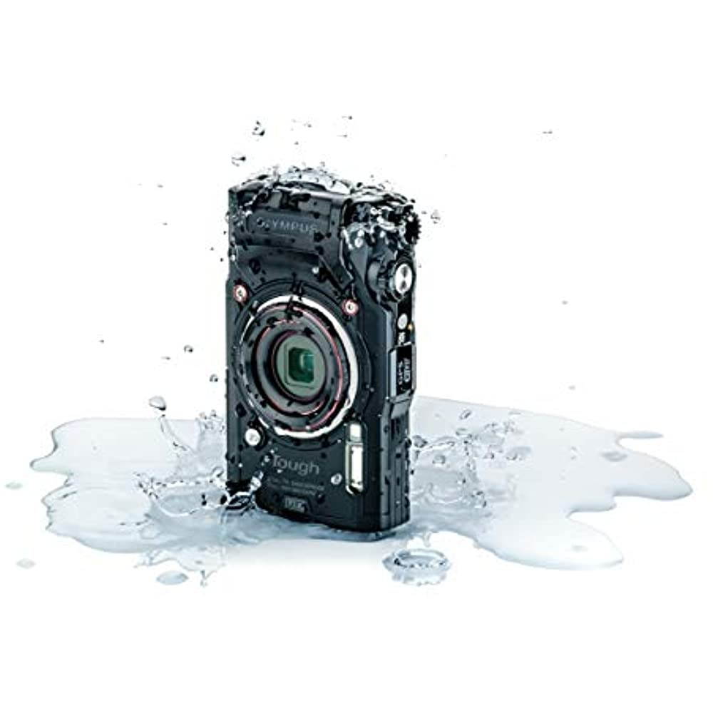 Olympus Tough TG-6 Waterproof Camera, Black (050332192430)
