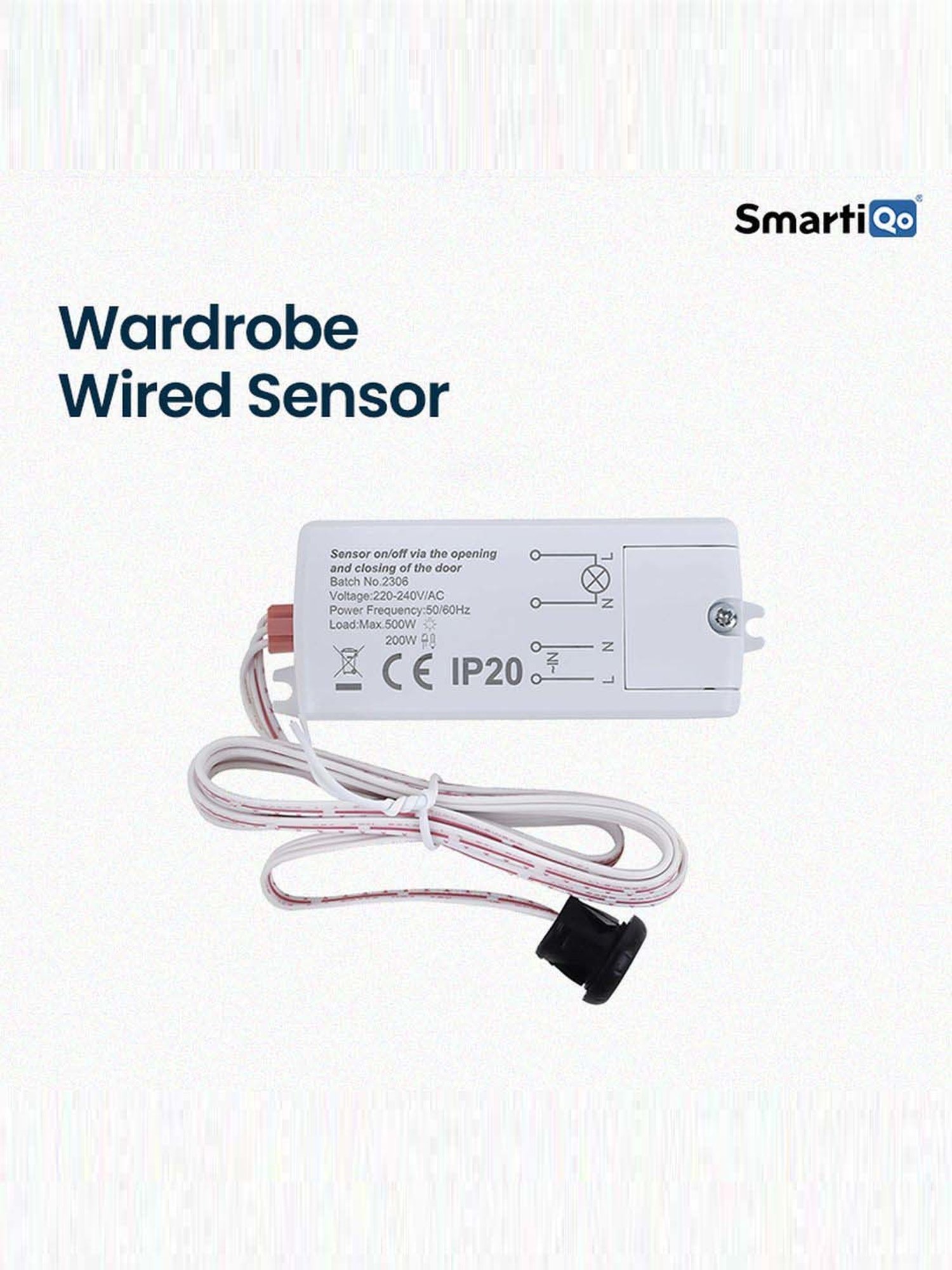SmartiQo Wardrobe Wired Sensor