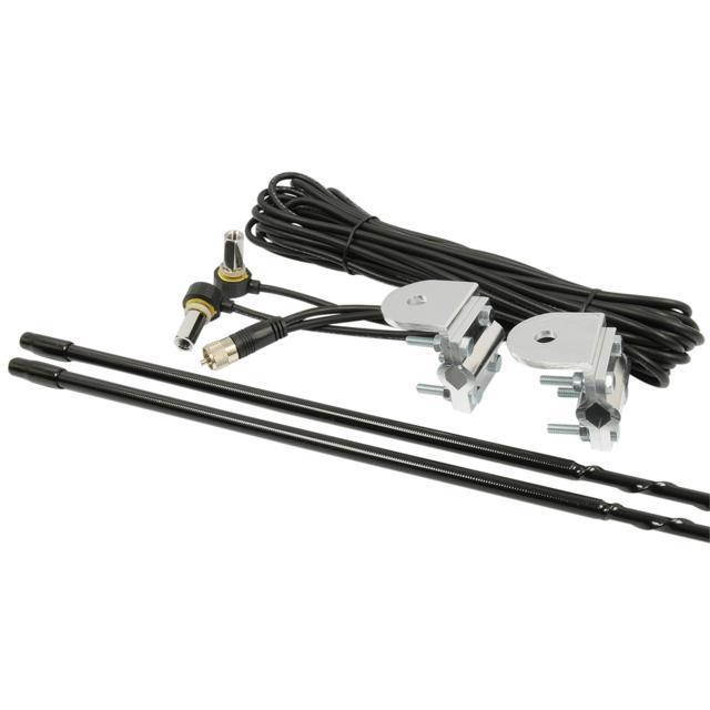 ROADPRO R RPPS-23KB 3FT DUAL ANTENNA KIT  BLACK