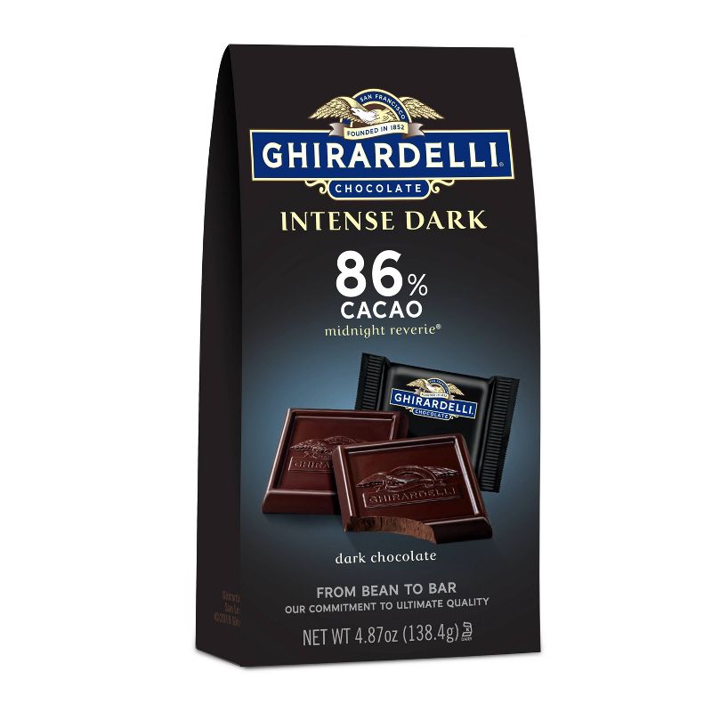 Ghirardelli Intense Dark Midnight Reverie 86% Cacao Chocolate Squares - 4.87oz