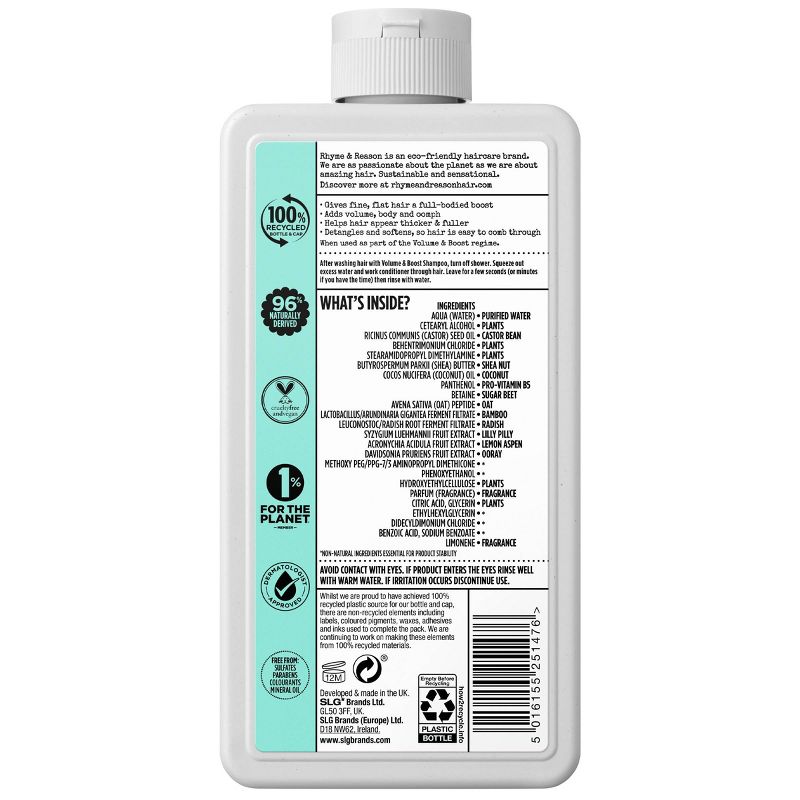 Rhyme & Reason Volume & Boost Conditioner - 13 fl oz