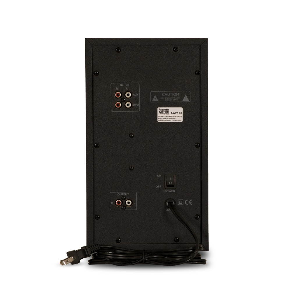 Acoustic Audio AA2170 Bluetooth 2.1 Home Speaker System with USB and SD Computer Multimedia