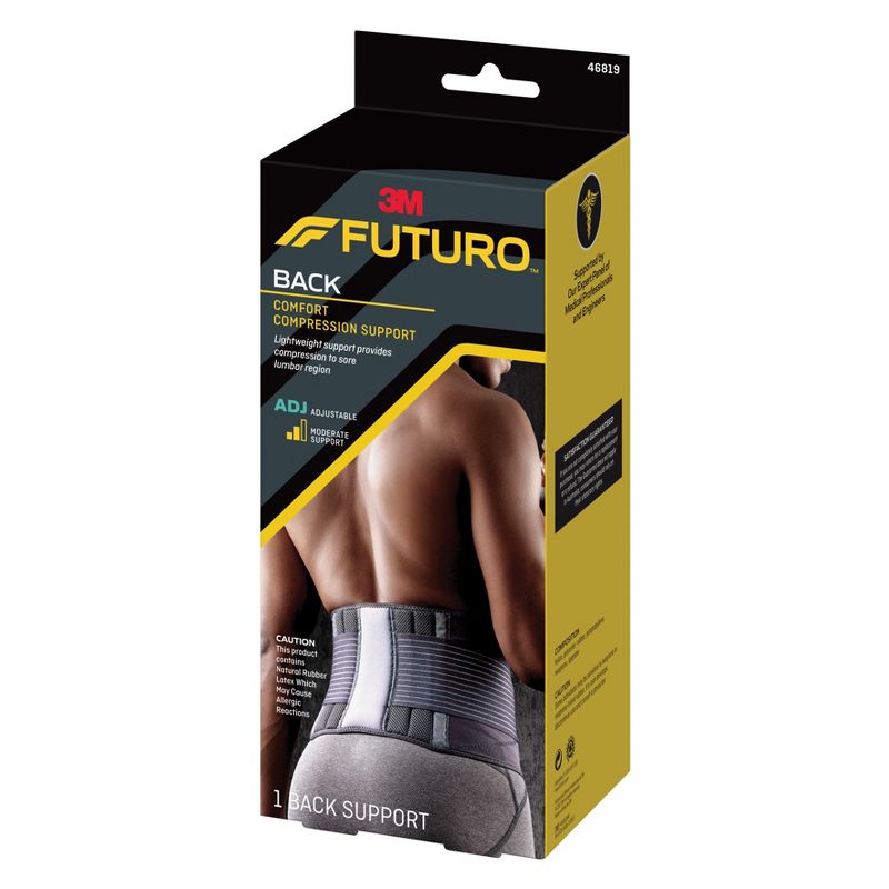 FUTURO Comfort Compression Back Support, Adjustable