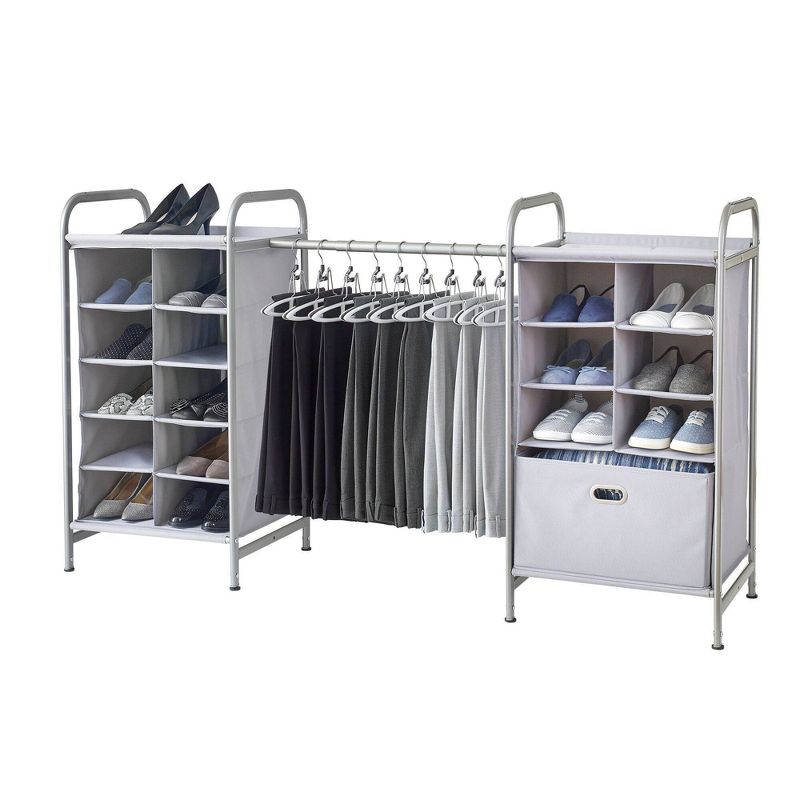 Neatfreak Versa System 16 Cubby And Bin Drawer Gray