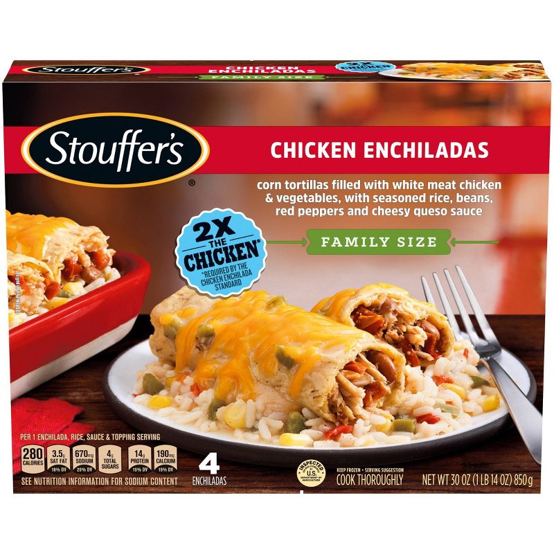 Stouffer's Frozen Chicken Enchiladas Family Size - 30oz