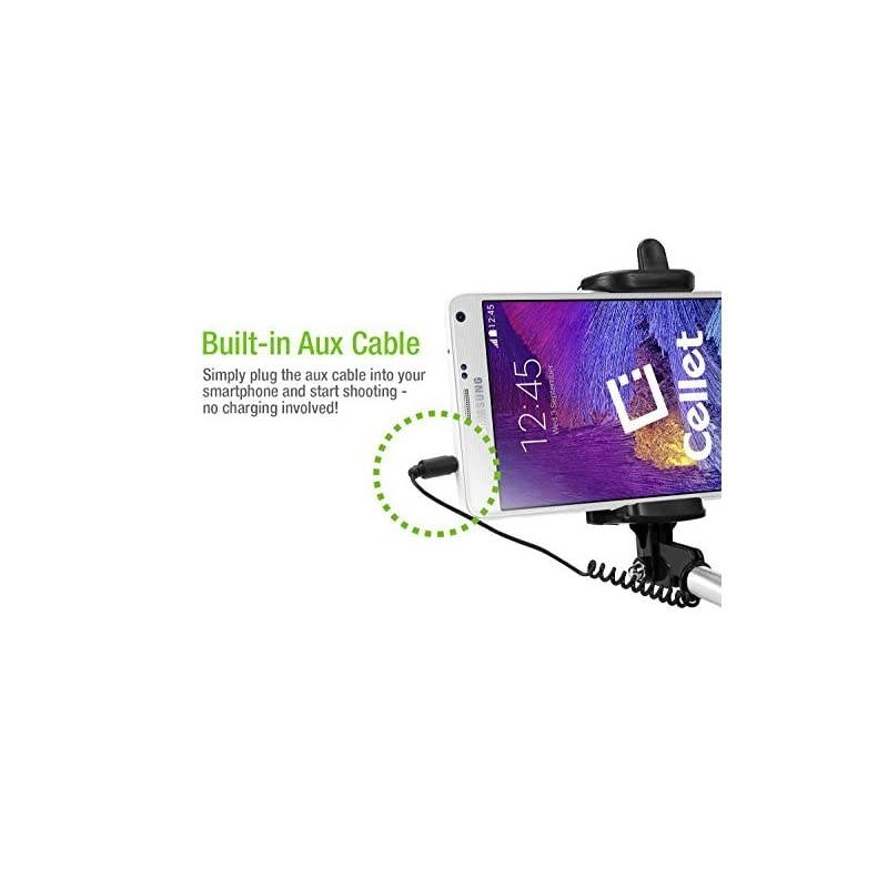 Selfie Stick Extendable Adjustable Compatible for Apple iPhone 66 Plus54Samsung Note 985 Galaxy S9S8S7S6A6J7J3 LG Stylo 432V40 ThinQMotorola Smart Phones and Cameras Black