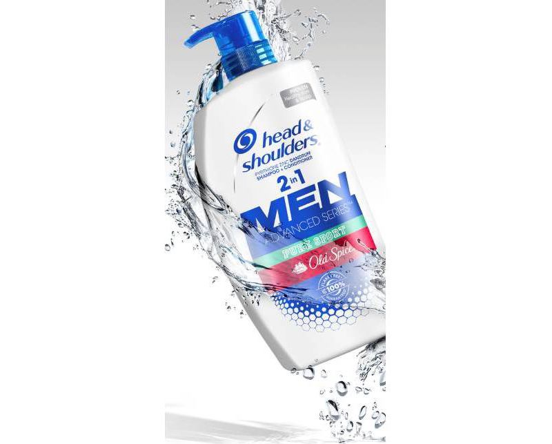 Head and Shoulders Old Spice Pure Sport Dandruff 2-in-1 Shampoo and Conditioner - 31.4 fl oz Twin Pack