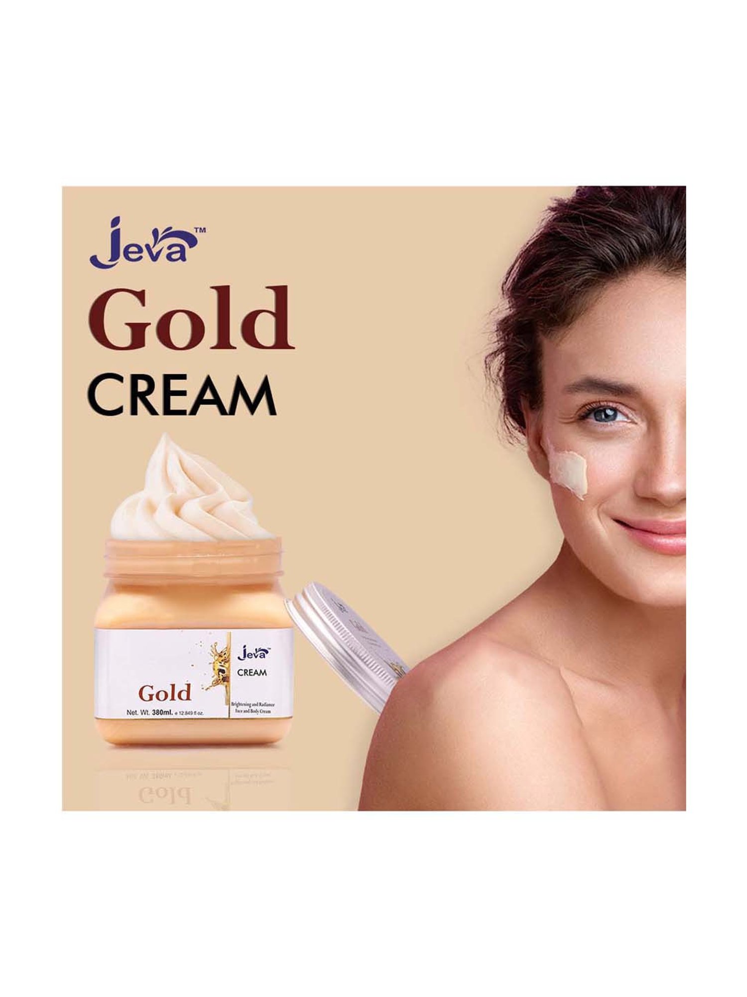 Gold Brightening & Radiance Face & Body Cream - 380 ml