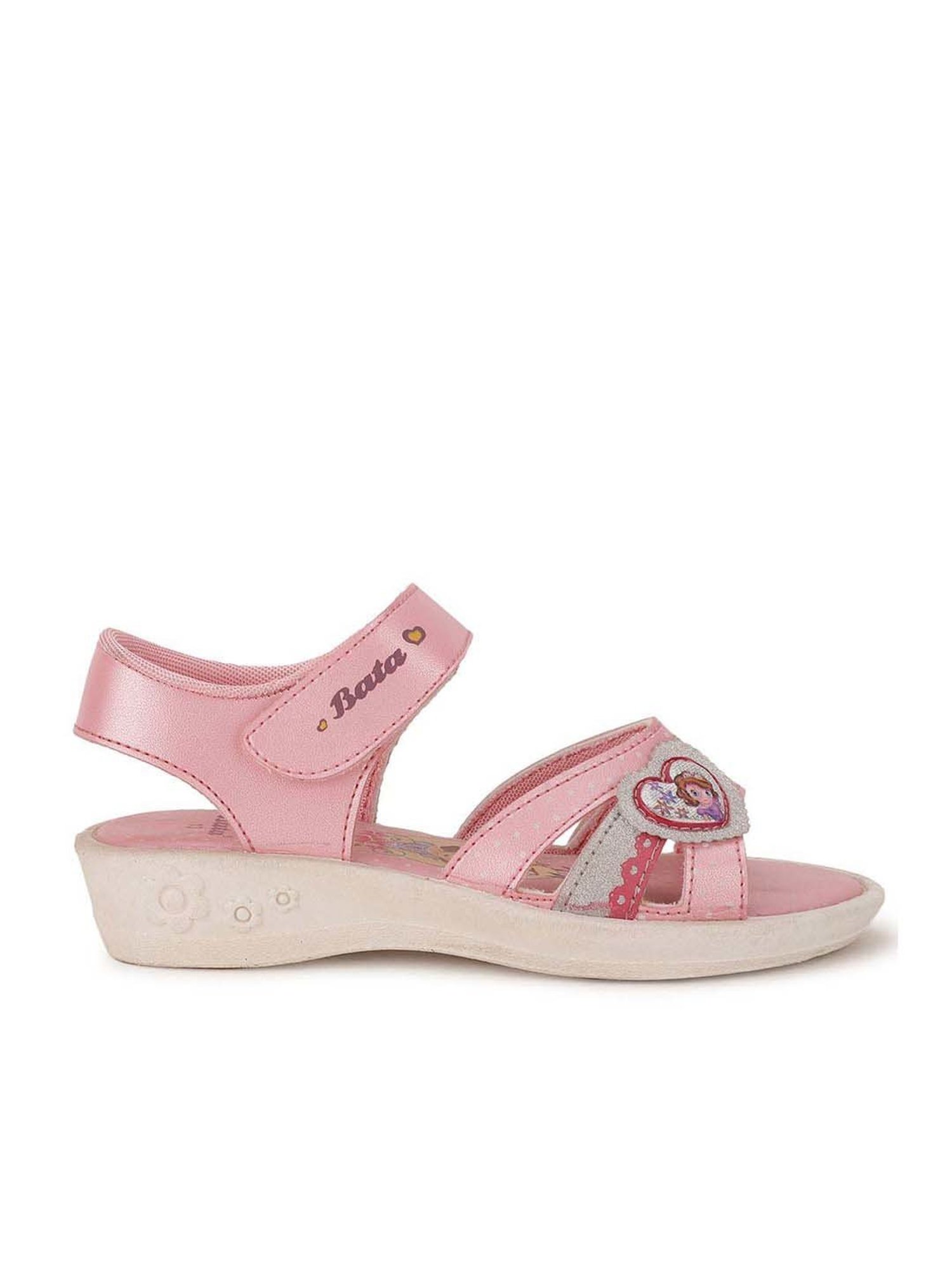 Bubblegummers by Bata Kids Pink Ankle Strap Sandals