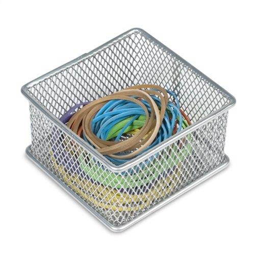 Mesh Drawer Organizers Silver 3 x 3