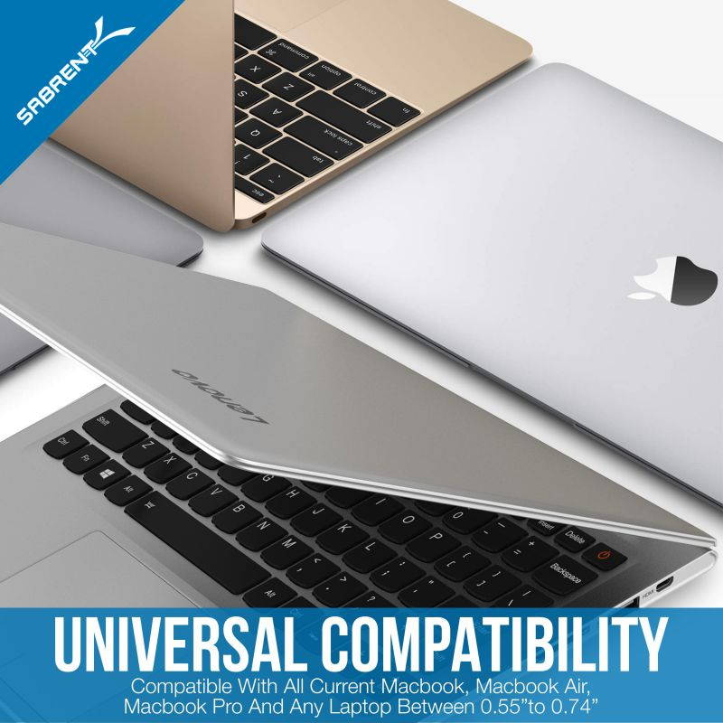 Sabrent Aluminum Vertical Laptop Stand Macbook Holder (AC-HLDS)