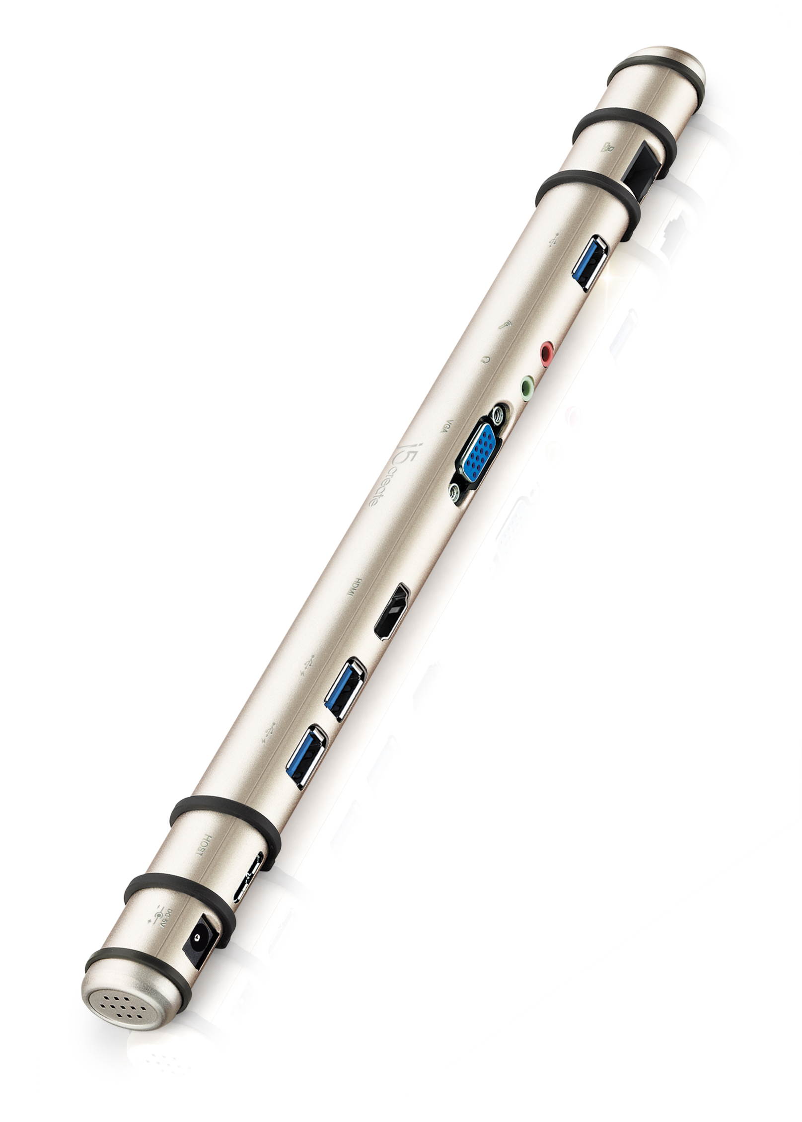 j5create USB 3.0 Mini Ultra Docking Station with HDMI/VGA/Ethernet Ports