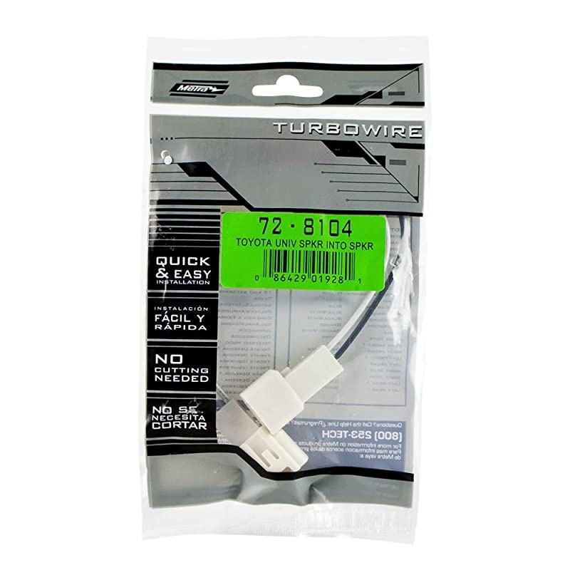 TSF1634R 65quot 200W 2Way Speakers Bundle with Metra 728104 Speaker Connector for Select Toyota Vehicles