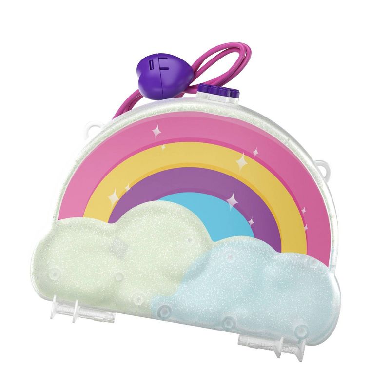 Polly Pocket Rainbow Dream Purse Fanny Pack Playset