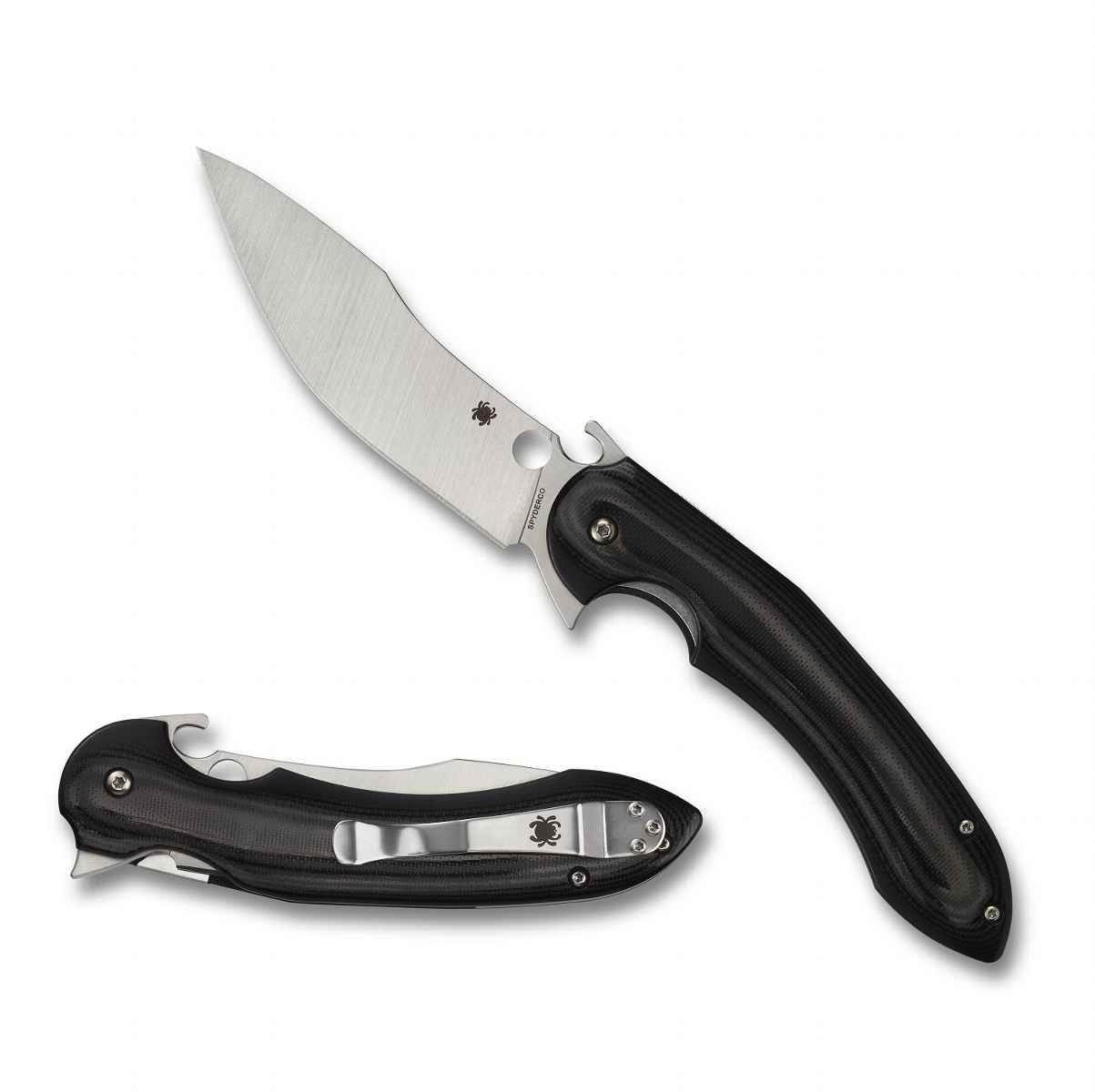 Spyderco Tropen Folder 4.02 in Plain Polished G-10 Handle