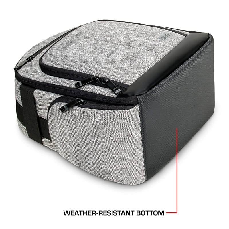 Portable Camera Backpack for DSLR Gray with Customizable Accessory Dividers Weather Resistant Bottom and Comfortable Back Support Compatible with Canon Nikon and More