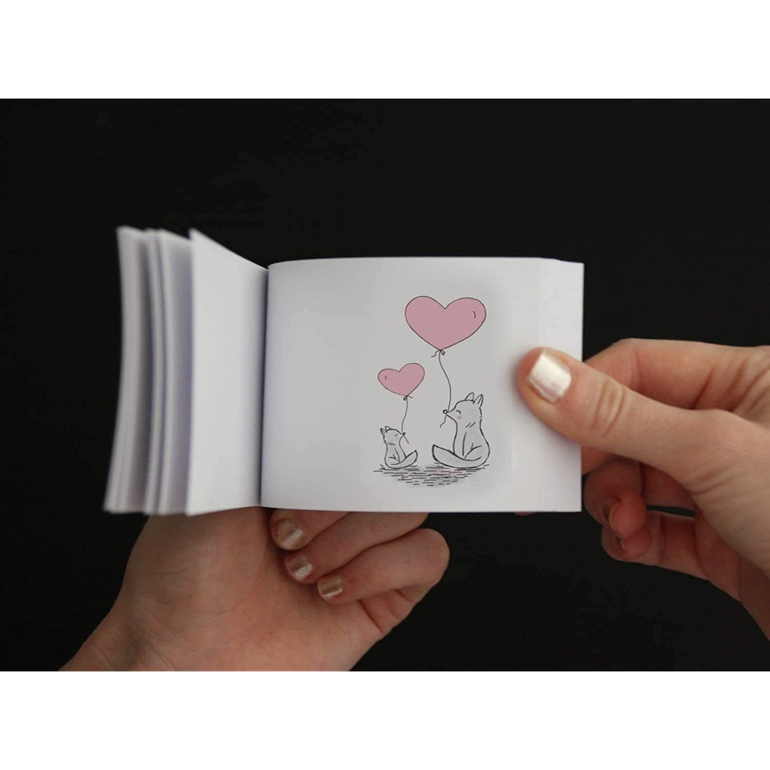 KONIBN Blank Flip Book Paper with Holes, 720 Sheets Flipbook Animation Paper, 4.5&rdquo; x 2.5&rdquo; Sketch Paper for Drawing, Sketching & Animating, Includes 36 Screws in 2 Sizes