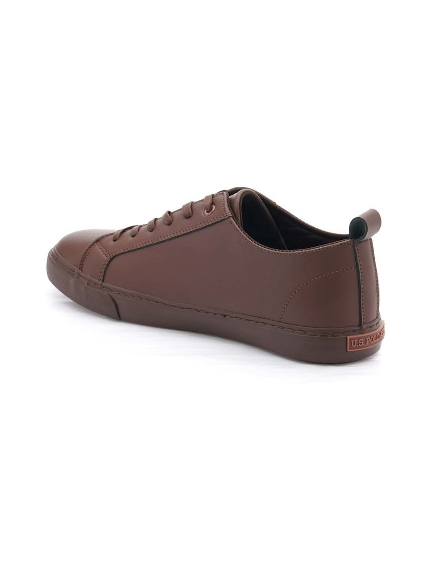 U.S. Polo Assn. Men's MARTINEZ 3.0 Brown Casual Sneakers