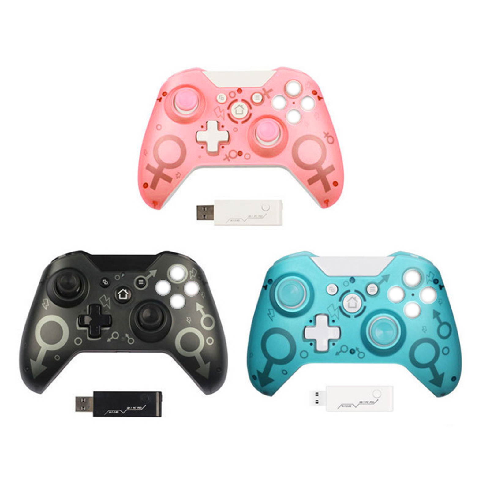 Wireless 2.4G Joystick Controller Gamepad Game Console Accessory for Xbox One