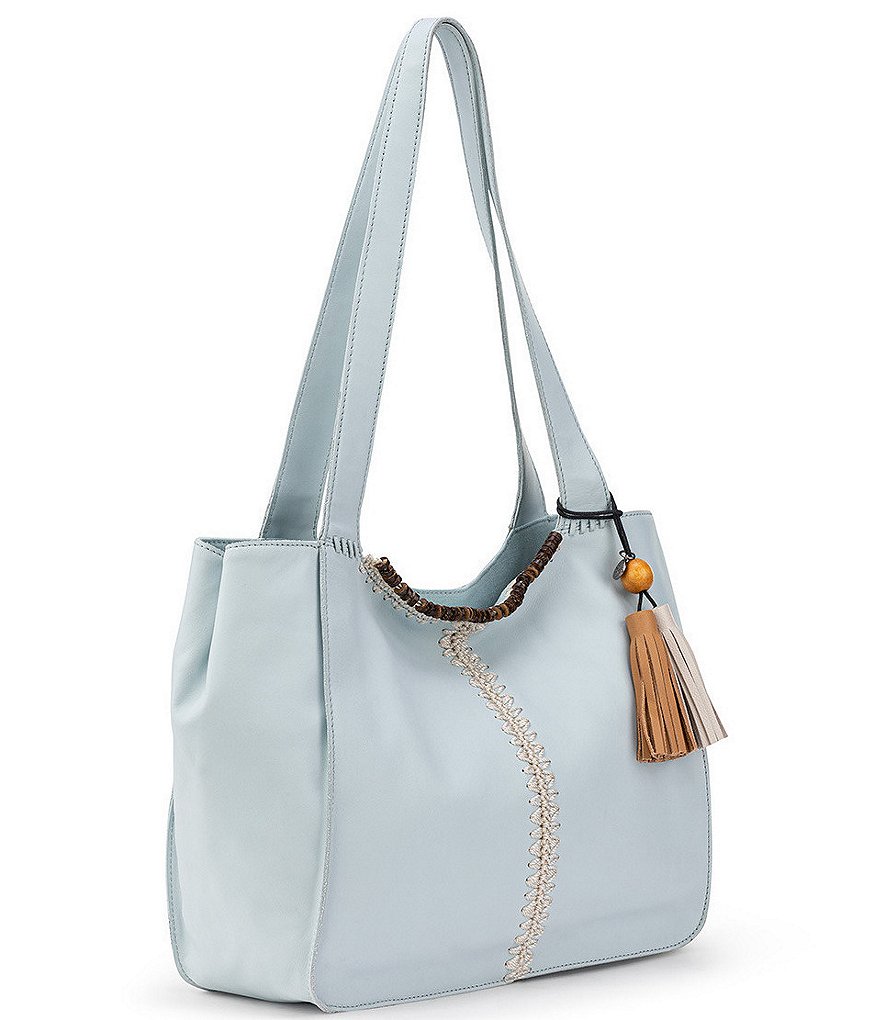The Sak Huntley Leather Snap Tote Bag