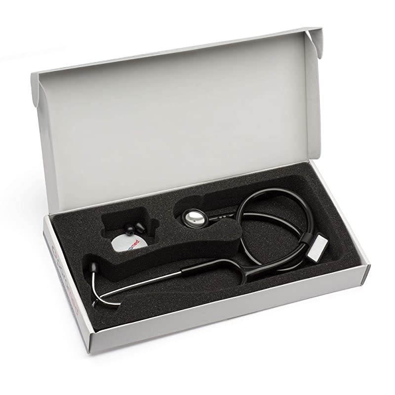 Stethoscope - Classic Dual Head Cardiology for Medical, Clinical and Home Use by  - Suitable for Men Women Nurse Pediatric Infant - 22 inch