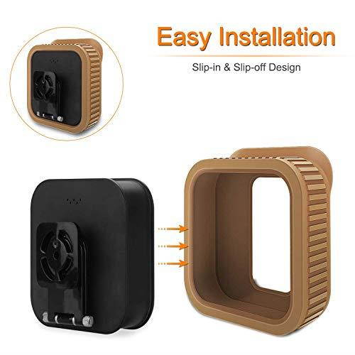 Silicone Skin for Blink XT2XT Camera 3 Pack Soft Silicone UV Weather Resistant Protective and Camouflaged Case Cover for Blink XT2 XT Home Security Indoor Outdoor Camera Brown