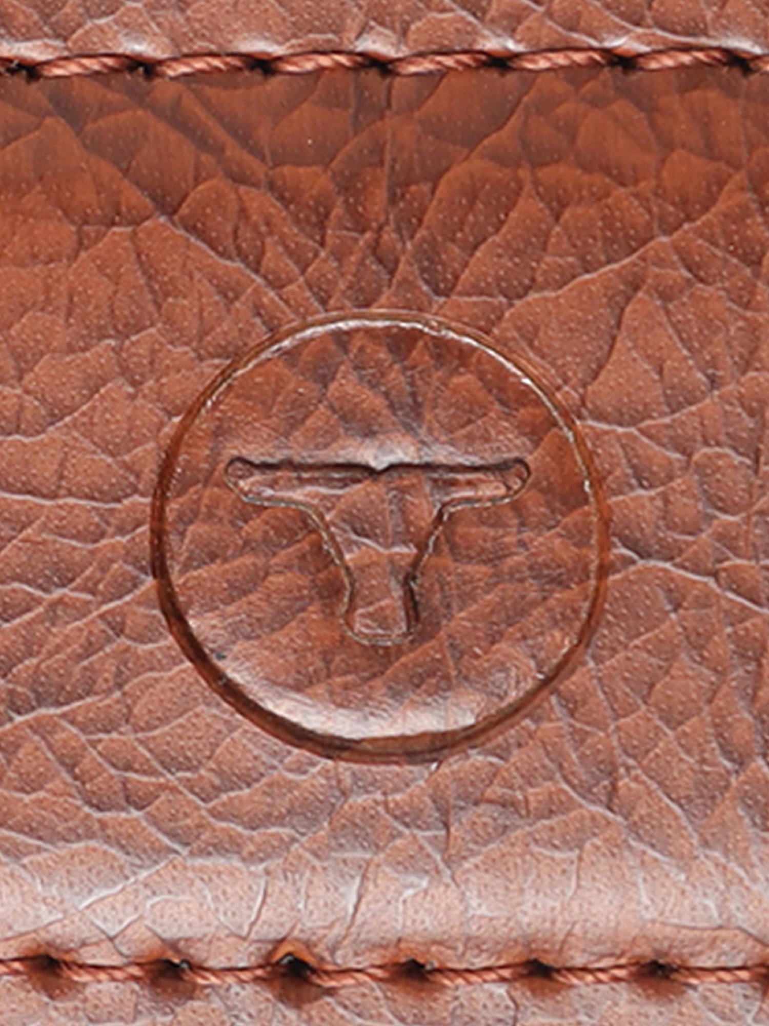 BULCHEE Tan Leather Formal Belt for Men