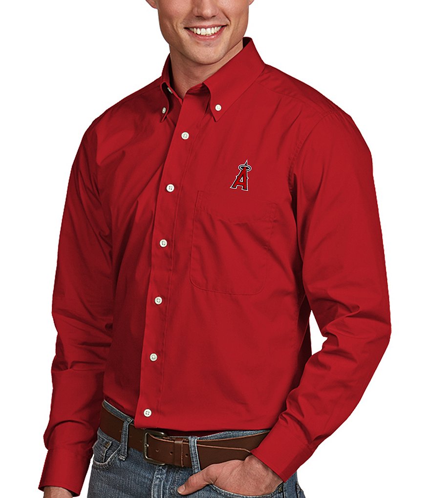 Antigua MLB Dynasty Long-Sleeve Woven Shirt