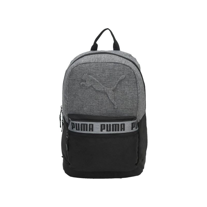 Puma 18.5" Mixed-Tape Backpack - Black/Gray