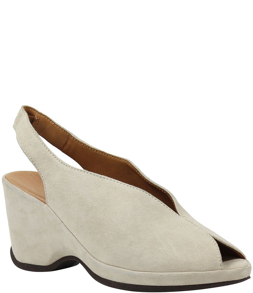 L'Amour Des Pieds Odetta Suede Slingback Pumps