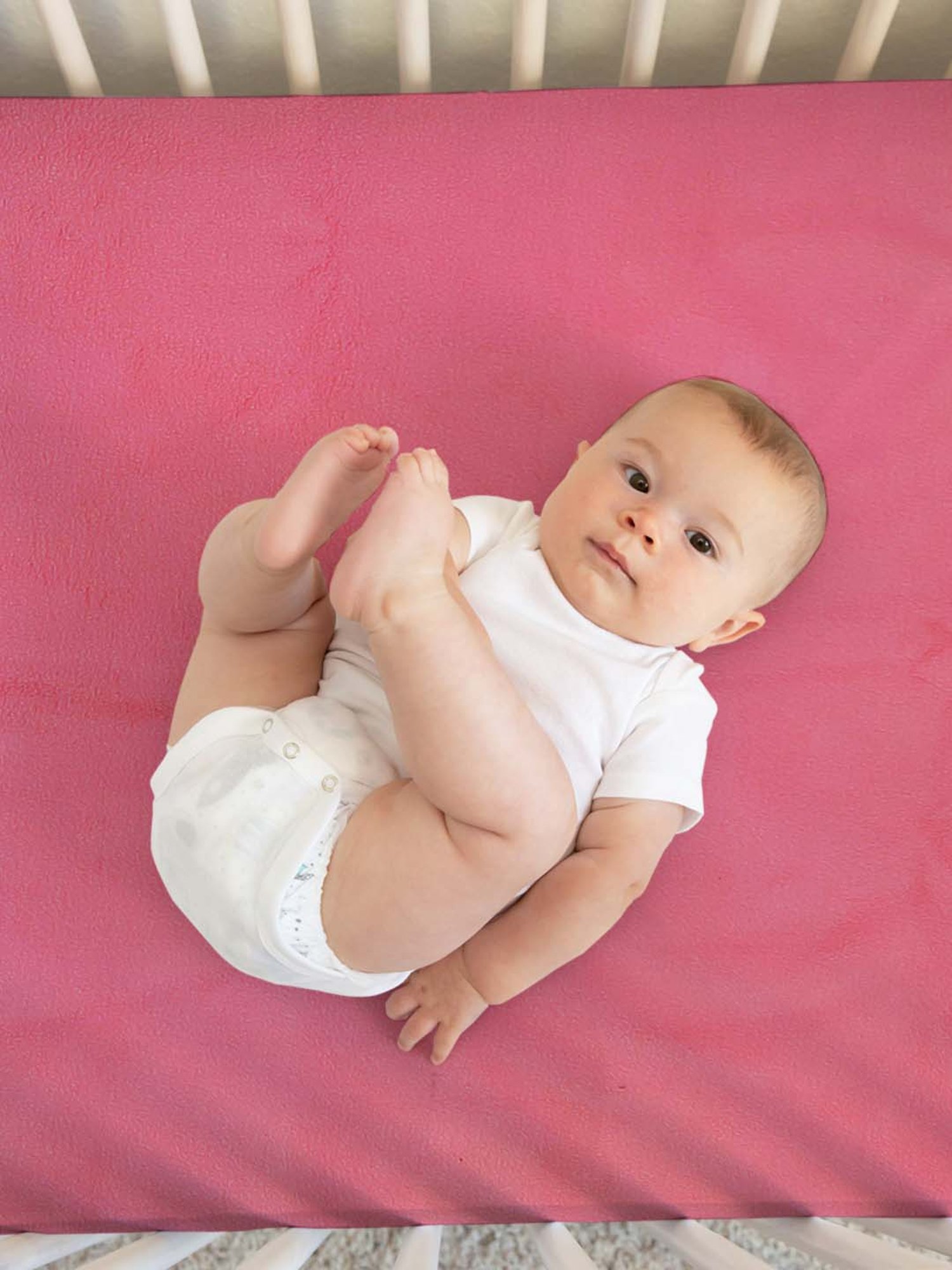 MiArcus Green Polyester 180 GSM Mattress Protectors (0-12 Month) - Set of 1