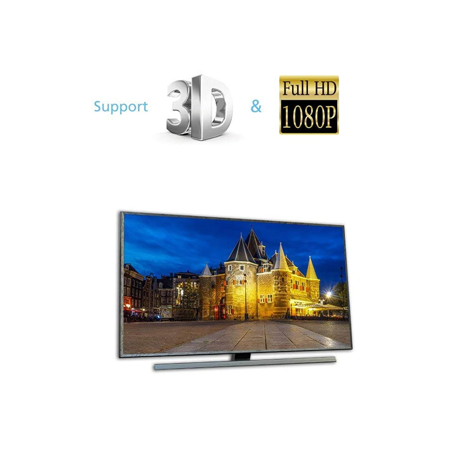 XtremPro 4K2K 4x1 HDMI Switcher w/Picture-in-Picture (PiP), Wireless Remote Control, Supports Full HD 720p,1080i, 1080p, 3D, 4K2K, for HDTV, Blue-ray, Xbox, PC, Theater Systems etc. - Black (61033)