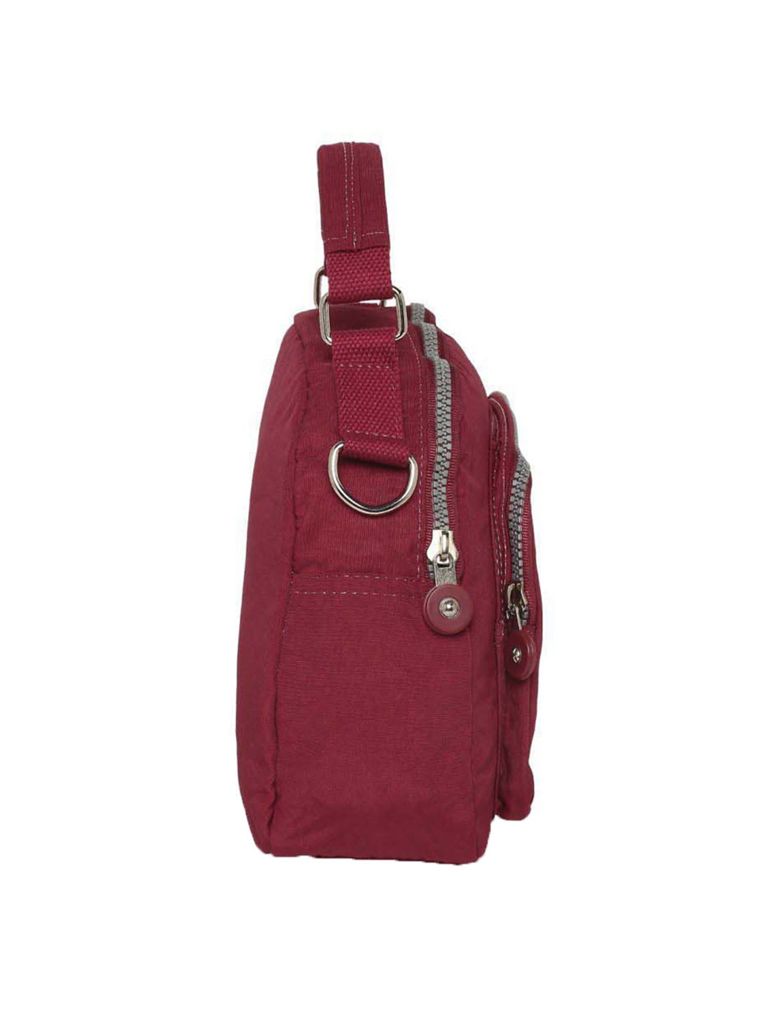 Baomi Red Solid Medium Cross Body Bag
