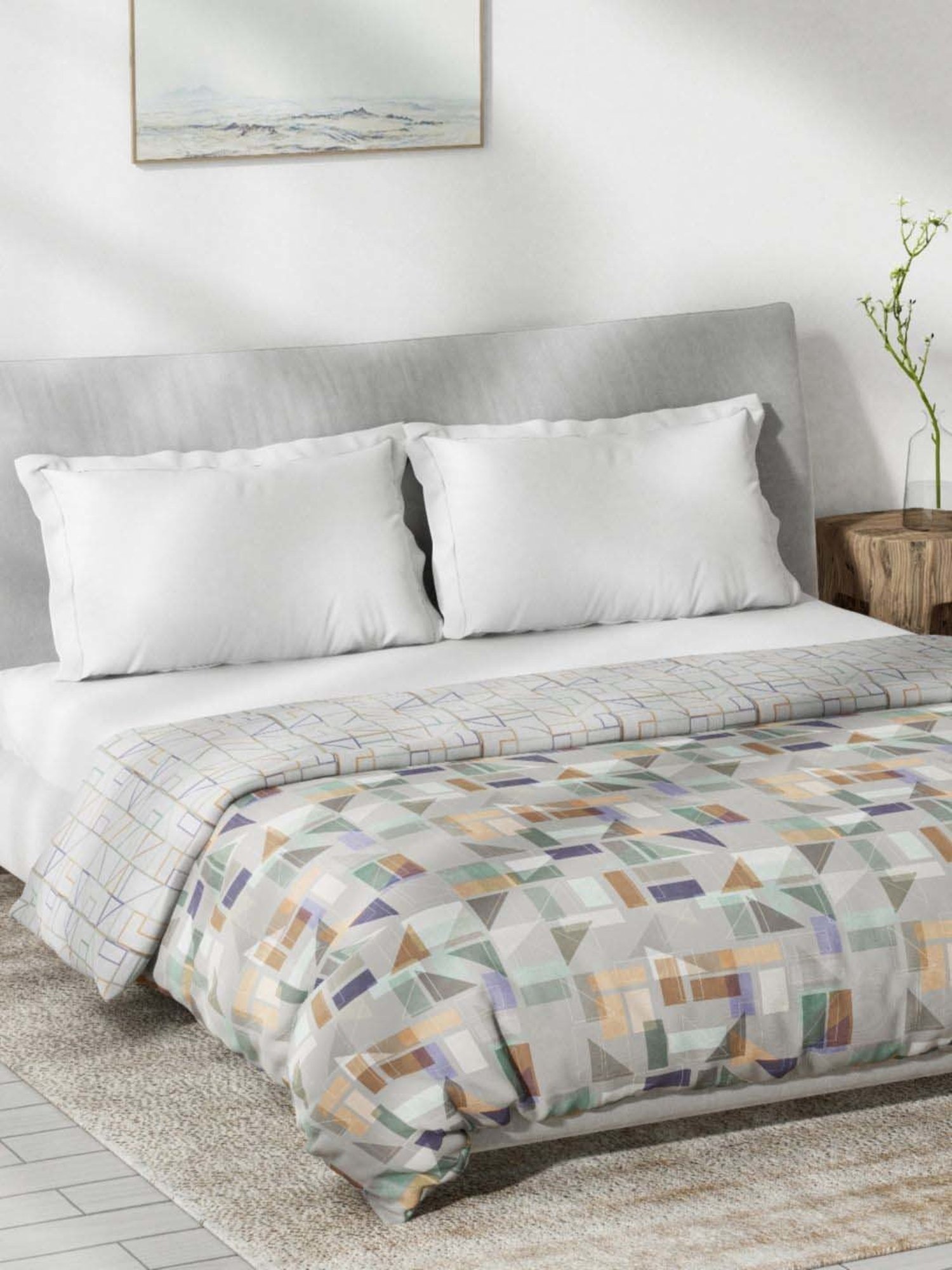 JaipurFabric Green Cotton 150 GSM Reversible Ac Dohar