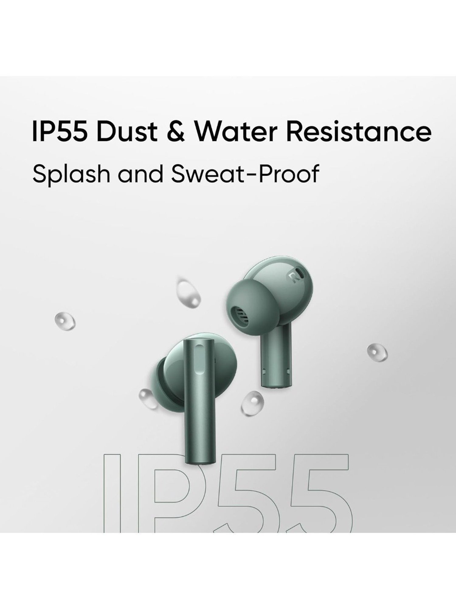 Realme Buds Air 6 In Ear BT Earbuds with 40Hrs Playtime (Forest Green, True Wireless)