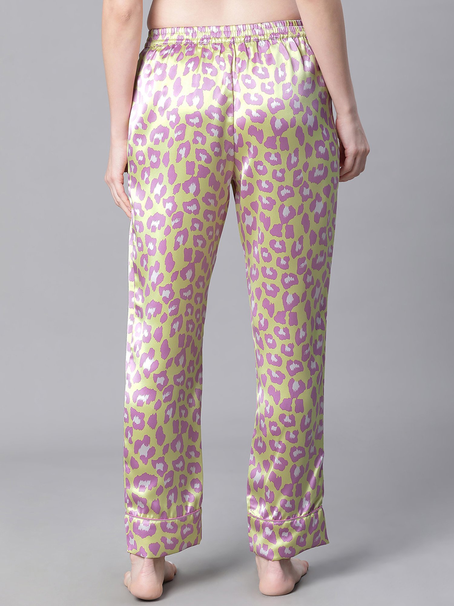 Oxolloxo Multicolor Satin Printed Pyjamas