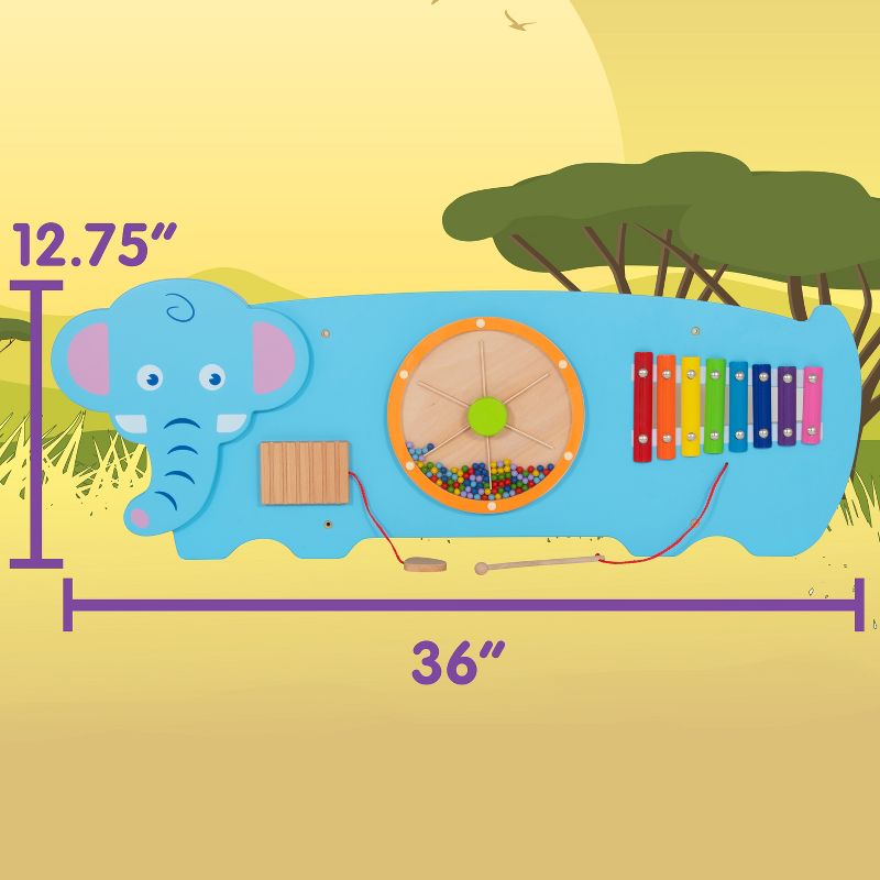 Learning Advantage Elephant Activity Wall Panel