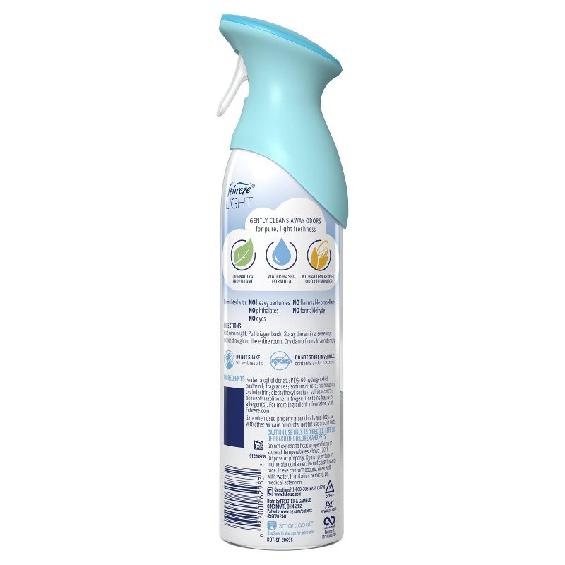 Febreze Light Odor-Eliminating Air Freshener - Sea Spray - 8.8 fl oz
