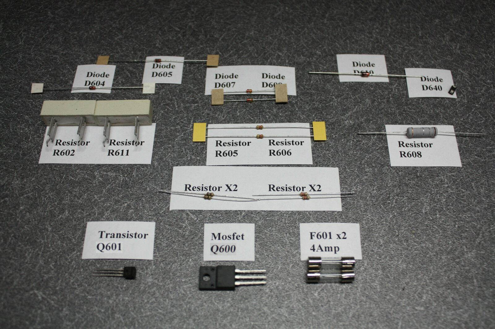 19PCS PARTS PACK for EMERSON TV LC320EM2 LC320EM2F CLC320EM2F POWER BOARD