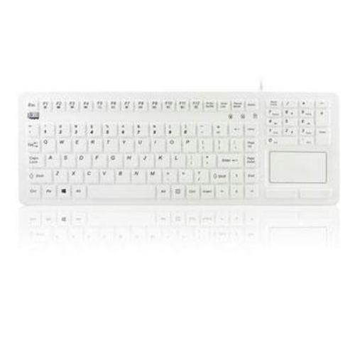 Adesso Slimtouch 270 - Antimicrobial Waterproof Touchpad Keyboard - (akb270uw)