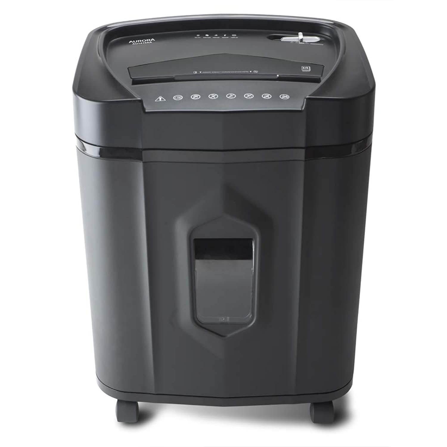 Aurora AU1415XA 14-Sheet Crosscut Paper/CD and Credit Card Shredder/ 5-Gallon pullout Basket/ 10 Minutes Continuous Run Time