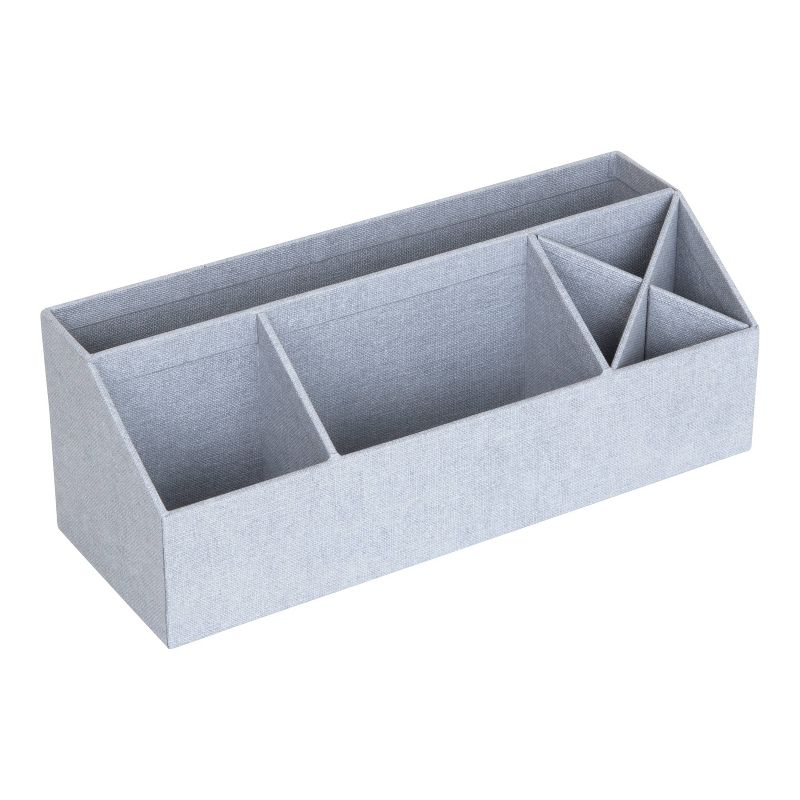 Elisa Canvas Desk Organizer Ash - Bigso Box of Sweden