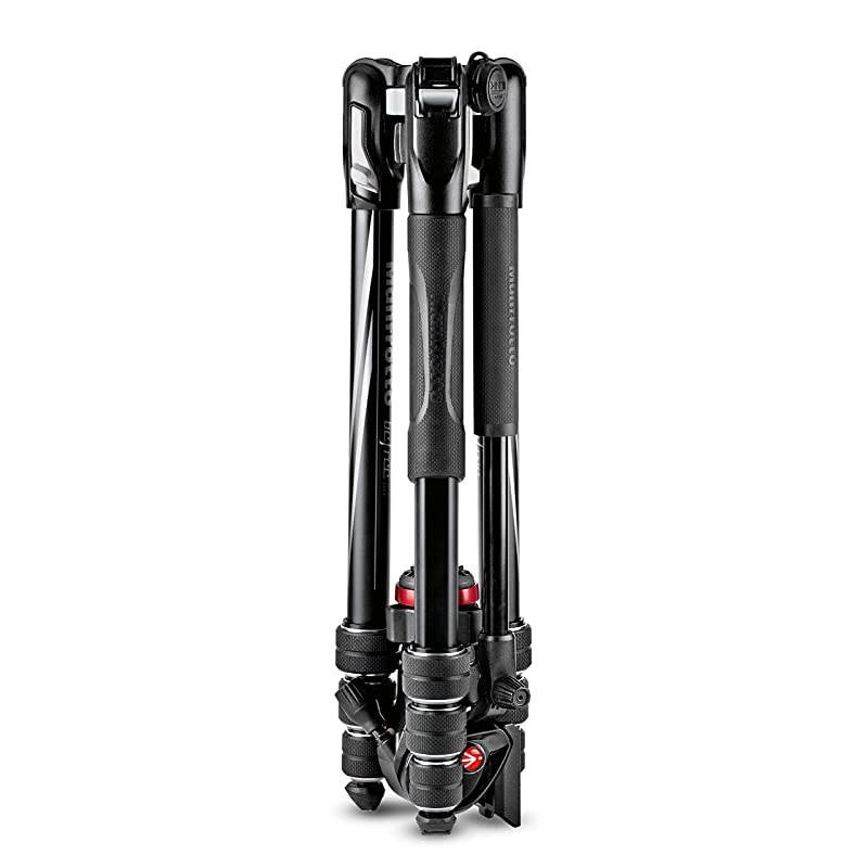 Travel Befree Live Aluminium Tripod Twist, Video Head, Black, Compact (MVKBFRT-LIVEUS)