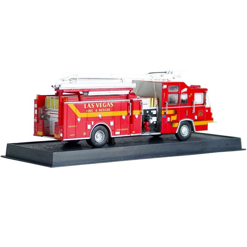 2001 Pierce Quantum Snozzle Fire Engine Red "Las Vegas Fire & Rescue Department" (Nevada) 1/64 Diecast Model by Amercom