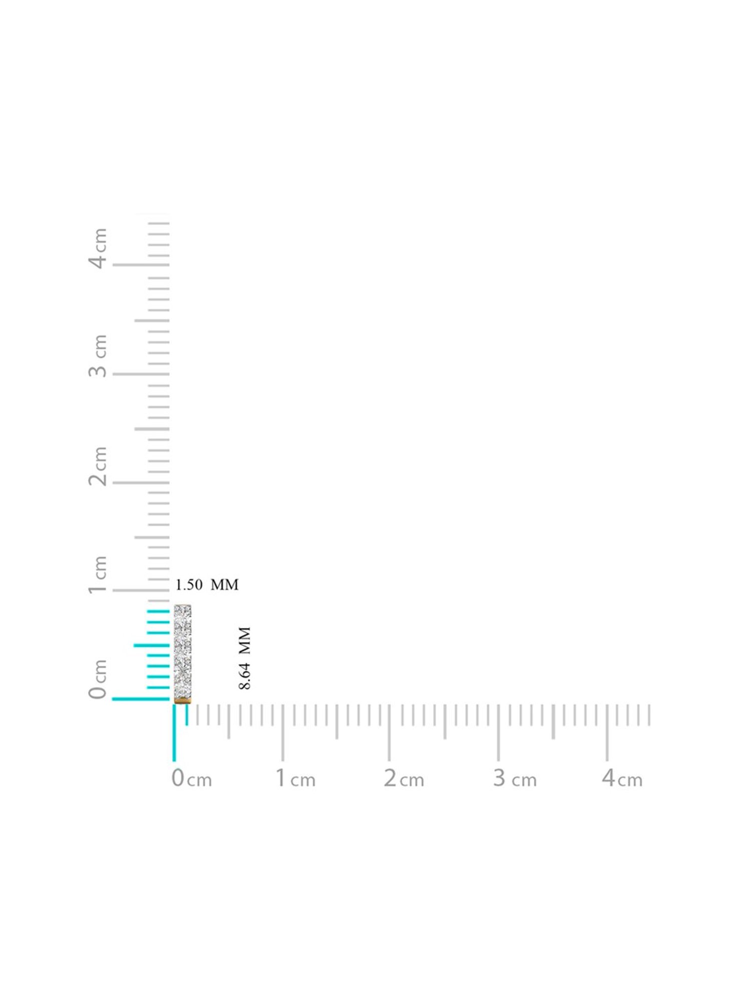 Malabar Gold and Diamonds 18 kt Gold & Diamond Nosepin